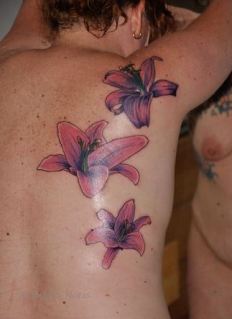 Lotus bloom tattoo