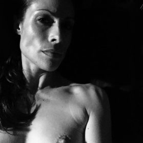 Film noir portrait of female nude sinful sunday