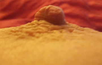 Close up shot of nipple