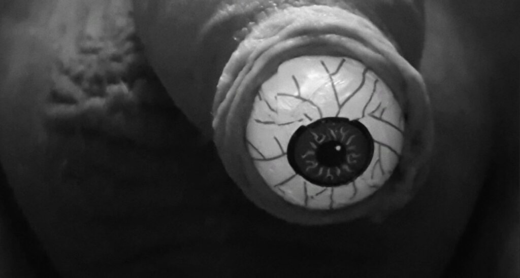 single bloodshot googly eye on the end of penis for weekly round-up 708